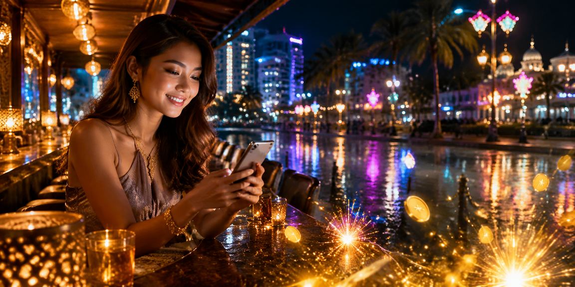 Pemain menggunakan aplikasi mudah alih kasino taxi88 di Malaysia